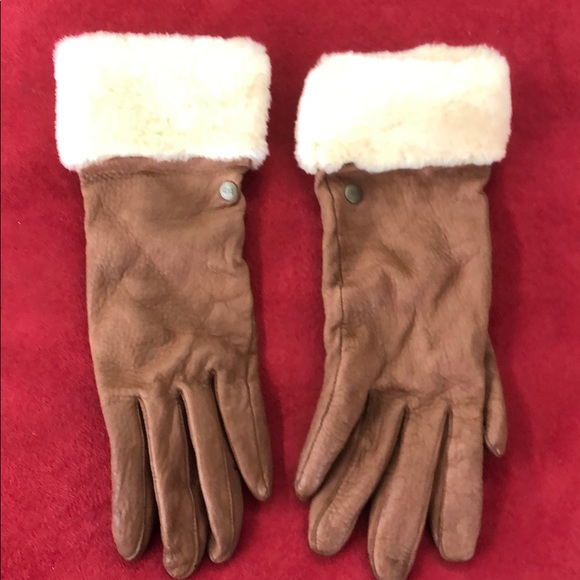 Ugg - leather gloves - Picture 2 of 7